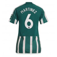 Camisa de time de futebol Manchester United Lisandro Martinez #6 Replicas 2º Equipamento Feminina 2023-24 Manga Curta